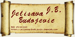 Jelisava Budojević vizit kartica